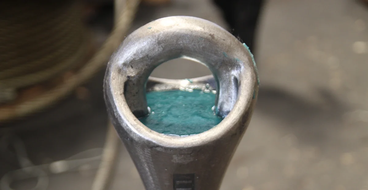 hasil pengecoran wire rope sling yang baik dan benar